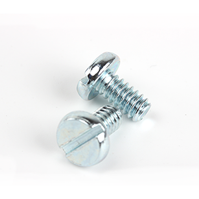 工業(yè)熊碳鋼美制2級(jí)環(huán)保藍(lán)白鋅開(kāi)槽盤(pán)頭螺釘ASMEB18.6.3